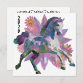 馬の年の天晶 シーズンカード (正面/裏面)