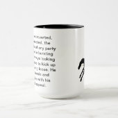 馬の年-中国のな(占星術の)十二宮図 マグカップ (中央)