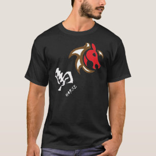 馬の年- 2014年の中国のな(占星術の)十二宮図 Tシャツ