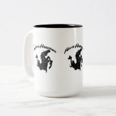 馬の幸せ ツートーンマグカップ (正面左)