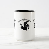 馬の幸せ ツートーンマグカップ (中央)