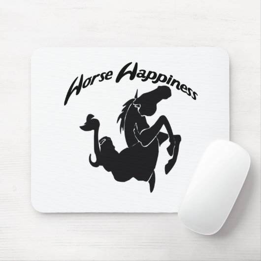 馬の幸せ マウスパッド (マウス)