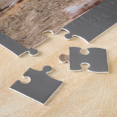 馬の引きはメインの森をログオンします ジグソーパズル (側面)