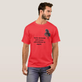 馬の引用グラフィックTシャツ Tシャツ (正面フル)