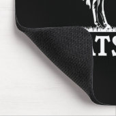 馬の引用文マイ食べセラピストヘイ放牧馬E マウスパッド (コーナー)