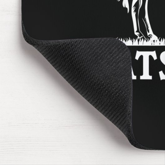 馬の引用文マイ食べセラピストヘイ放牧馬E マウスパッド (コーナー)