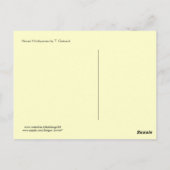 馬の後ろ姿 ポストカード (裏面)