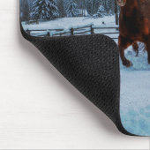 馬の恋人のための雪の千と千尋のソレル馬II マウスパッド (コーナー)