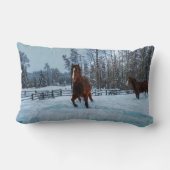 馬の恋人のための雪の千と千尋のソレル馬II ランバークッション (裏面)