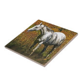 馬の恋人の動物ウマ科のデザイン タイル (側面)