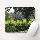 馬の恋人の美しいウマ科の動物デザイン マウスパッド (マウス)