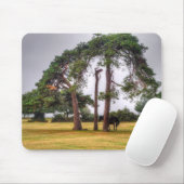 馬の恋人の美しいウマ科の動物デザイン マウスパッド (マウス)