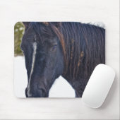 馬の恋人の美しいウマ科の動物デザイン マウスパッド (マウス)