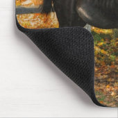 馬の恋人の美しいウマ科の動物デザイン マウスパッド (コーナー)