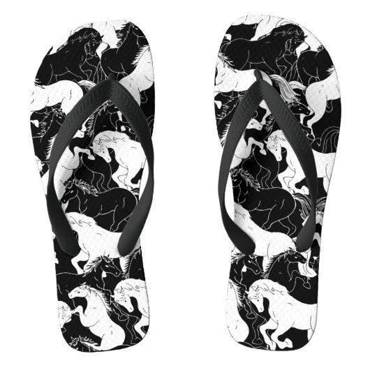 馬の情熱 ビーチサンダル (フットベッド)