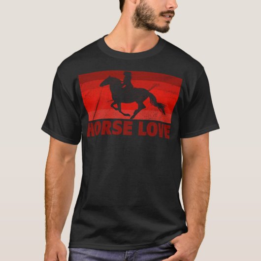 馬の愛に乗るアカデミーのアマデウス Tシャツ (正面)