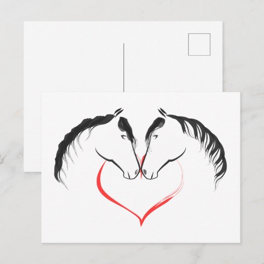 馬の愛のため ポストカード (正面/裏面)