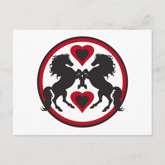 馬の愛 ポストカード (正面)
