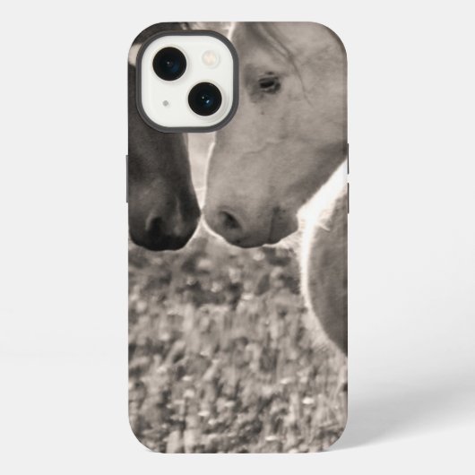 馬の愛 iPhoneケース (裏面)