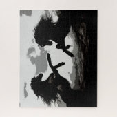 馬の戦い – アーウマ科のト ジグソーパズル (縦)