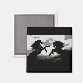 馬の戦い – アーウマ科のト マグネット (正面/裏面)