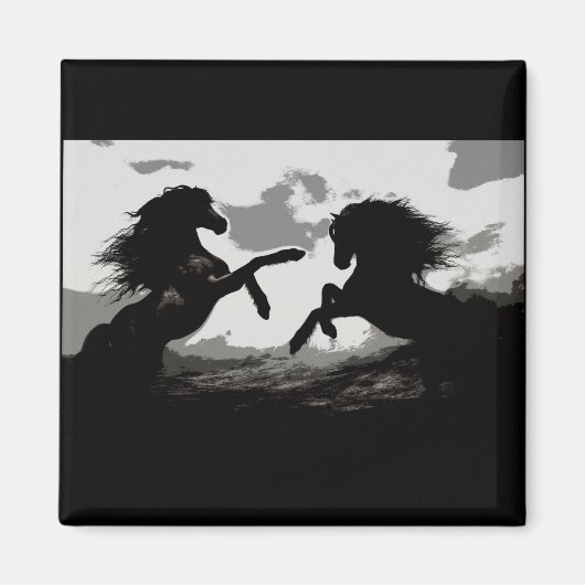 馬の戦い – アーウマ科のト マグネット (正面)