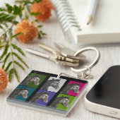 馬の手描きアート キーホルダー (正面右)