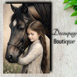 馬の抱擁の切り離 薄葉紙