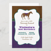 馬の招待状 招待状 (正面/裏面)