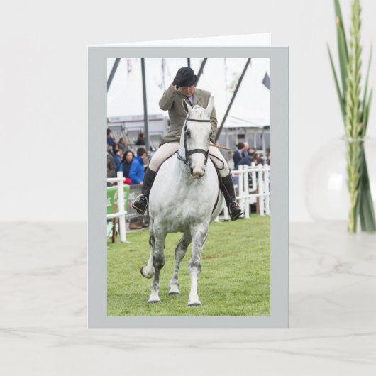 馬の挨拶状 カード (正面)