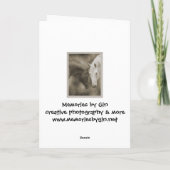 馬の挨拶 カード (裏面)