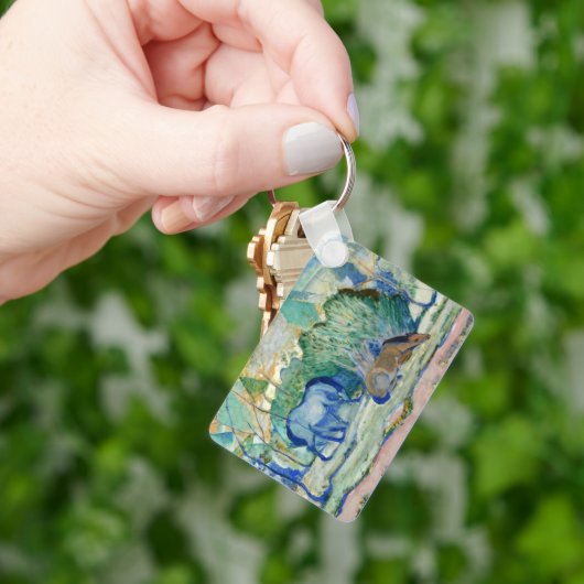 馬の放牧バイフランツマルク、ヴィンテージファインアート キーホルダー (手)