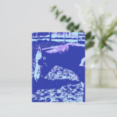 馬の放牧ポップ・アートの芸術 ポストカード (スタンド正面)