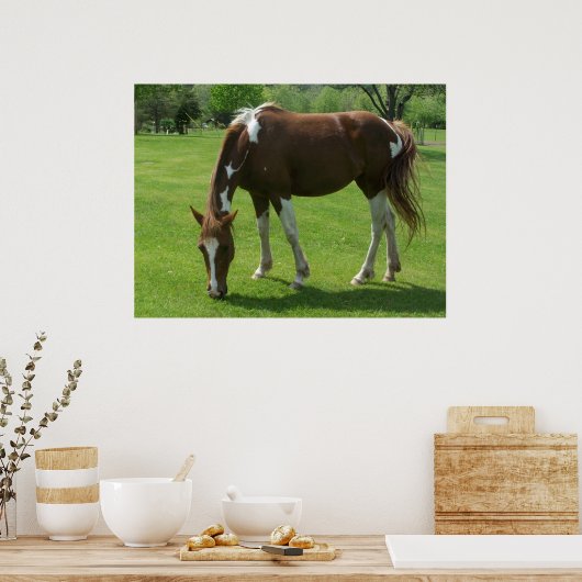 馬の放牧 ポスター (キッチン)