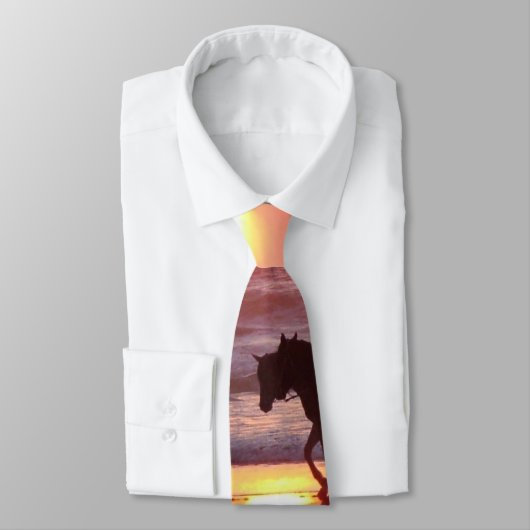 馬の日没のタイ ネクタイ (タイ)
