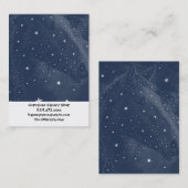 馬の星きらめく座スターズミッドナイトブルー 名刺 (正面/裏面)