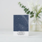 馬の星きらめく座スターズミッドナイトブルー 名刺 (スタンド正面)