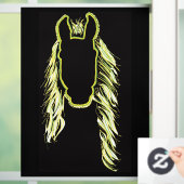 馬の晴れの反射 ウィンドウサイン (ホーム)