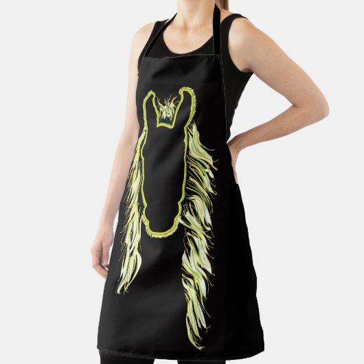 馬の晴れの反射 エプロン (インサイチュ)