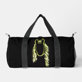 馬の晴れの反射 ダッフルバッグ