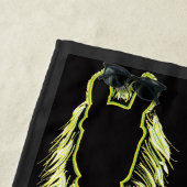 馬の晴れの反射 ビーチタオル (インサイチュ)