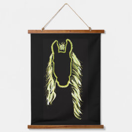 馬の晴れの反射 吊り下げ型タペストリー