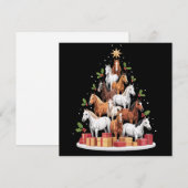 馬の木のクリスマスプレゼント シーズンカード (正面/裏面)