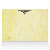 馬の木版画が付いている手すき紙のあなたの単語 (内部横(上))