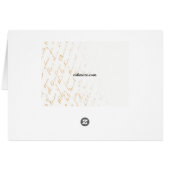 馬の木版画が付いている手すき紙のあなたの単語 (裏面横)