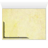 馬の木版画が付いている手すき紙のあなたの単語 (内部横(下))