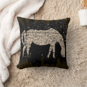 馬の枕 クッション (ブランケット)