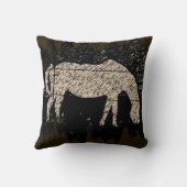 馬の枕 クッション (裏面)