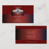 馬の業務市場のケルト族の赤い白黒 名刺 (正面/裏面)