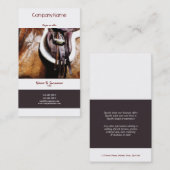 馬の業務市場の騎手の芸術 名刺 (正面/裏面)